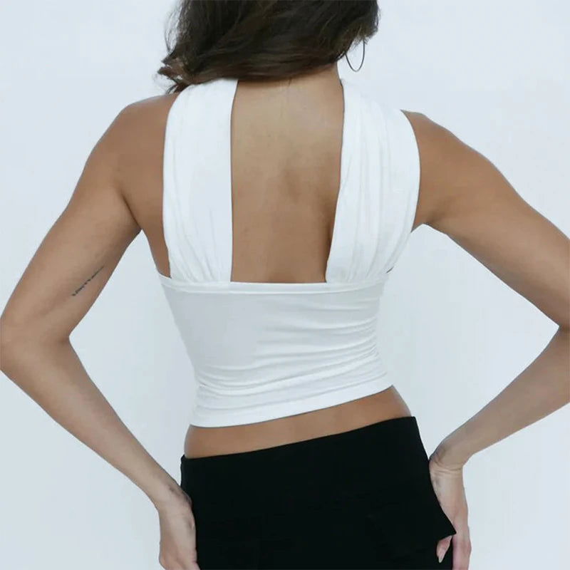 Chloe Backless Corset Top - Montfash
