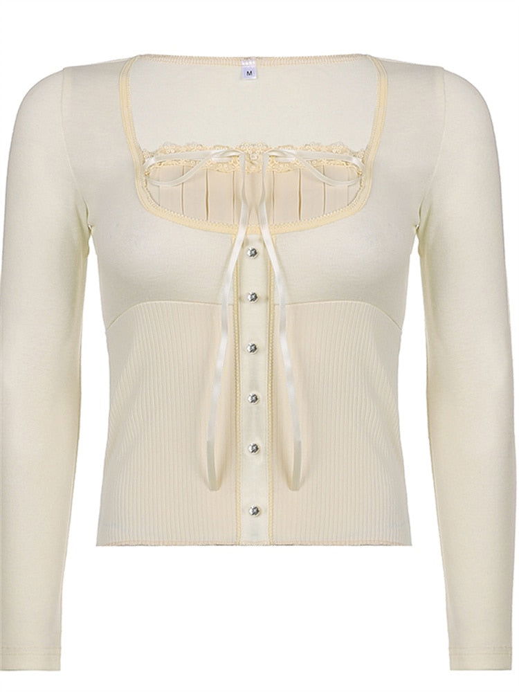 Daisy Long Sleeve Tee - Montfash