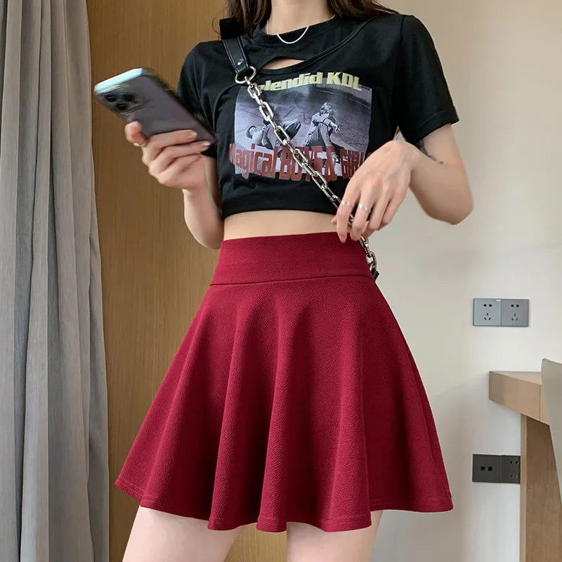 Emma’s Pleated High Waist Skirt - Montfash