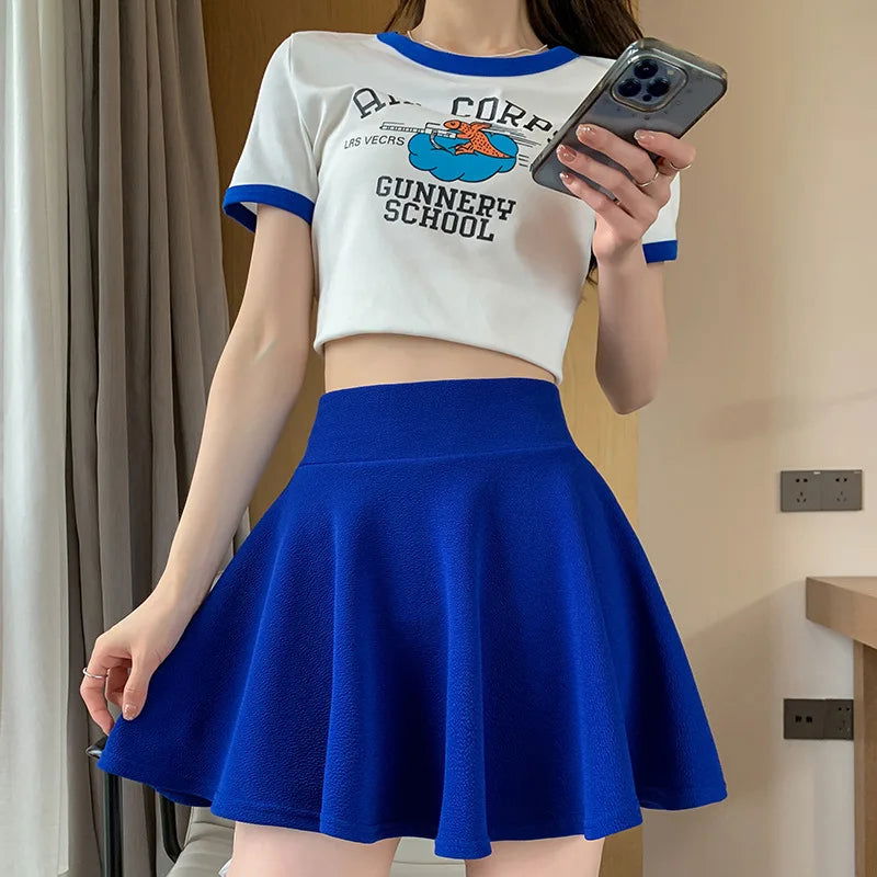 Emma’s Pleated High Waist Skirt - Montfash