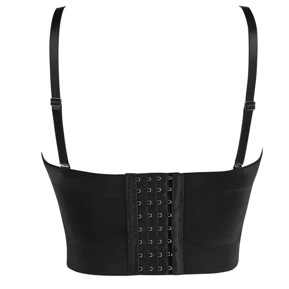 Eva Leather Corset Top - Montfash