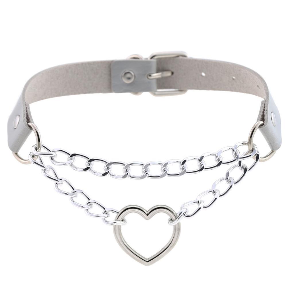 Heart Chain Choker - Montfash