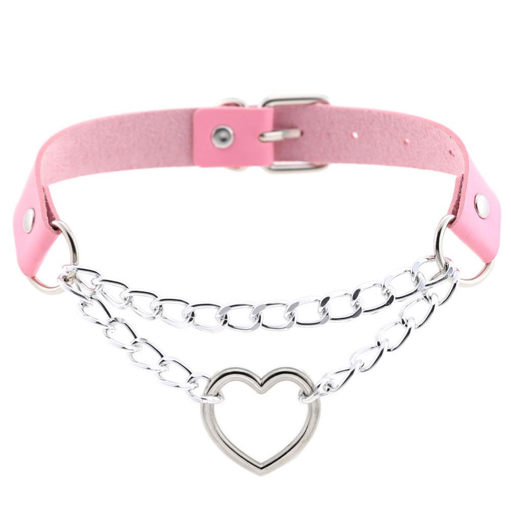 Heart Chain Choker - Montfash