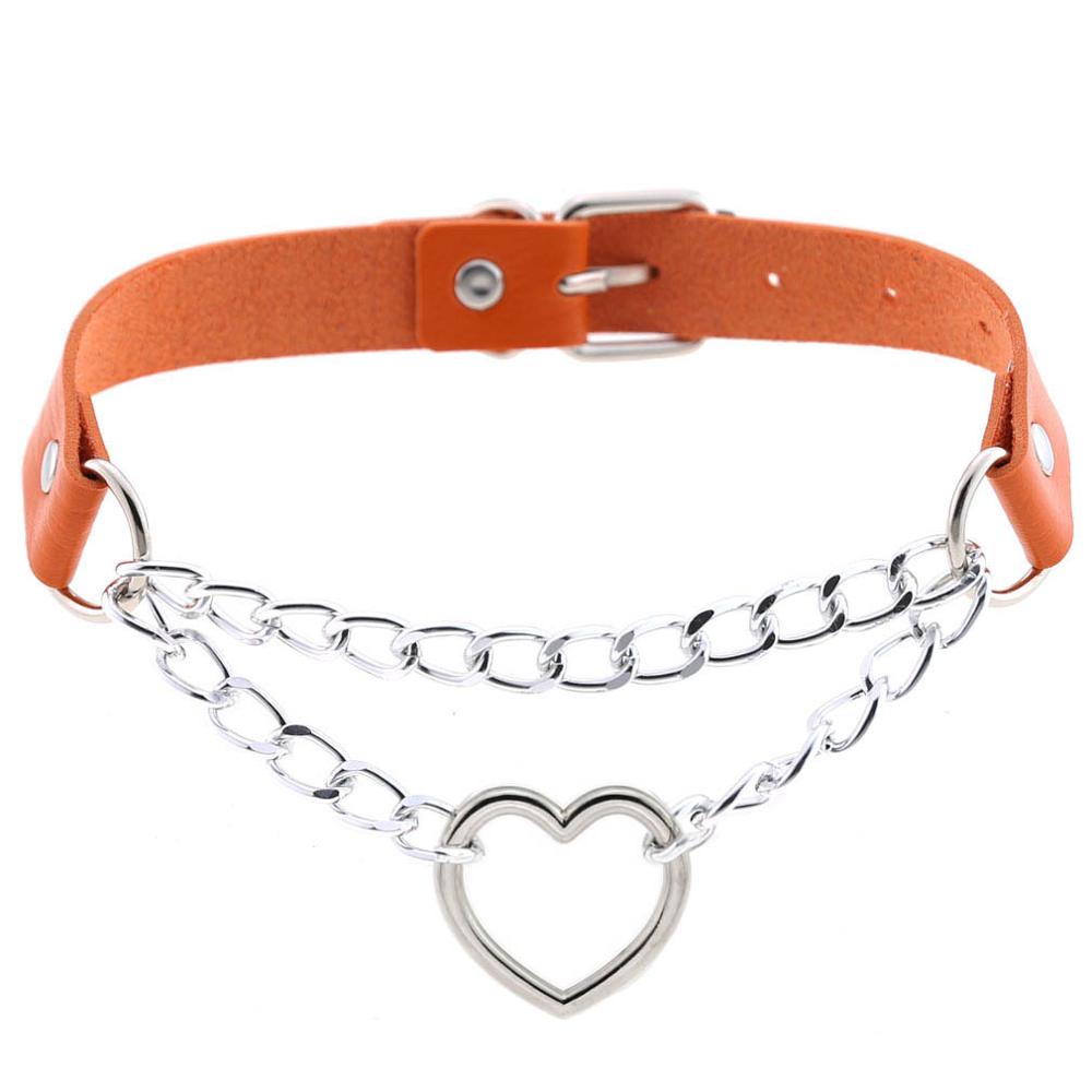 Heart Chain Choker - Montfash