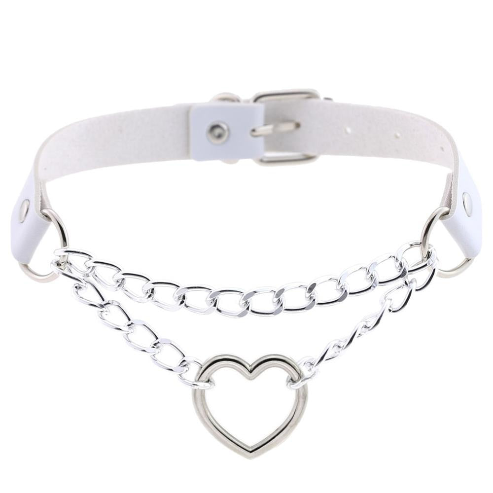 Heart Chain Choker - Montfash