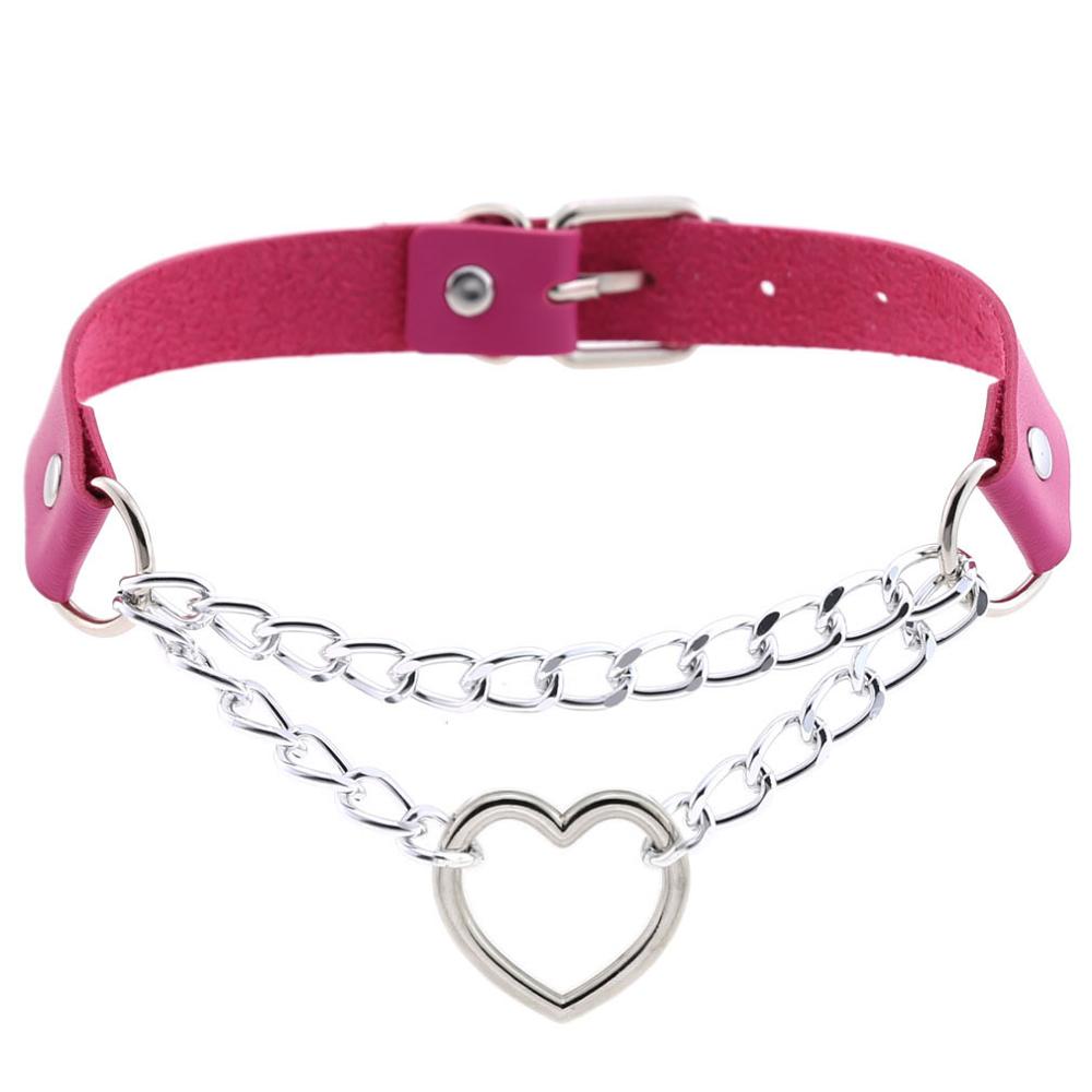 Heart Chain Choker - Montfash