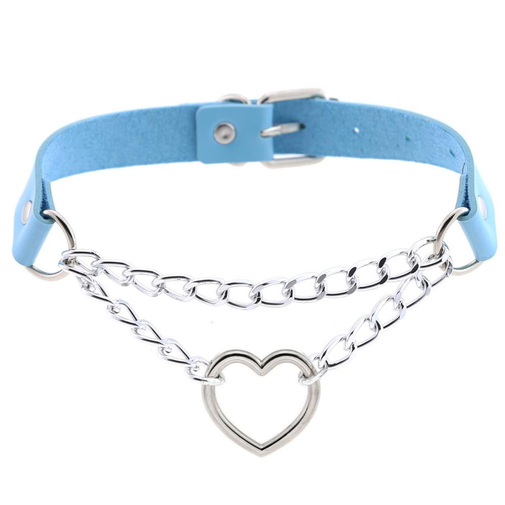 Heart Chain Choker - Montfash