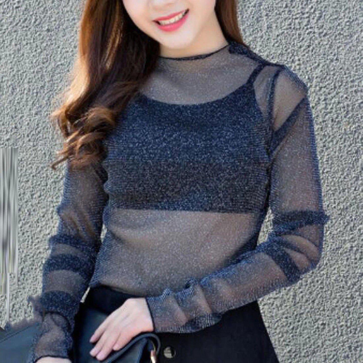 Lily Daisy Print Sheer Top - Montfash