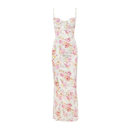 Luna Floral Maxi Dress - Montfash