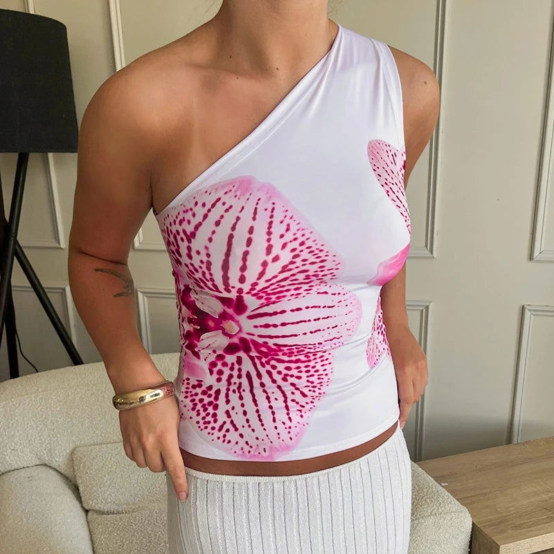 Mia Floral Print Tank Top - Montfash