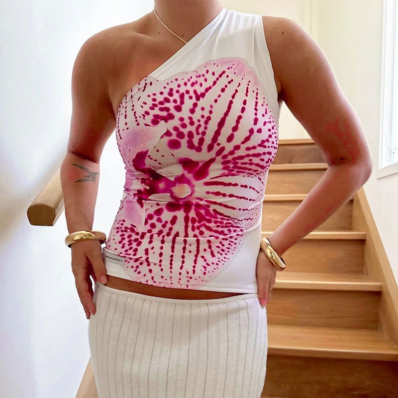 Mia Floral Print Tank Top - Montfash