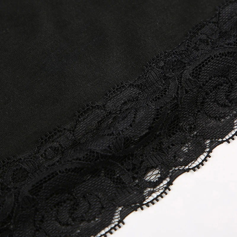 Mia’s Vintage Lace Crop Top - Montfash