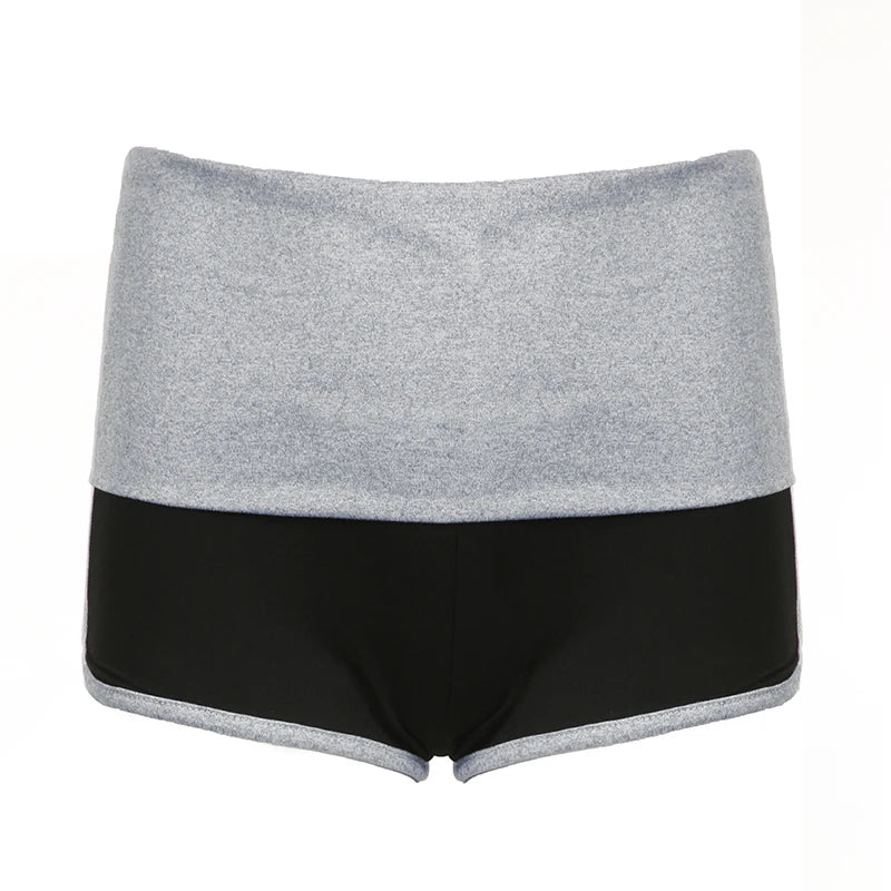 Nina Contrast Color Shorts - Montfash