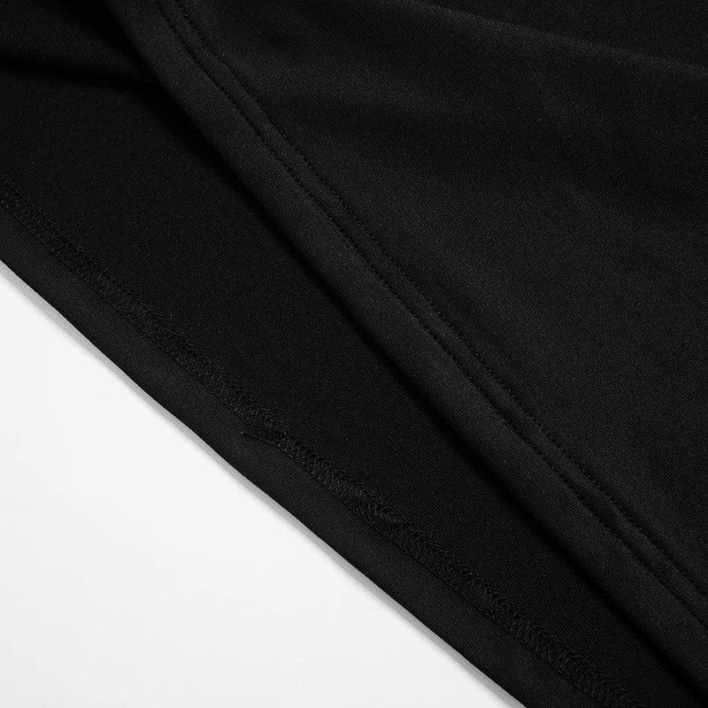 Noir Illusion Maxi Dress - Montfash
