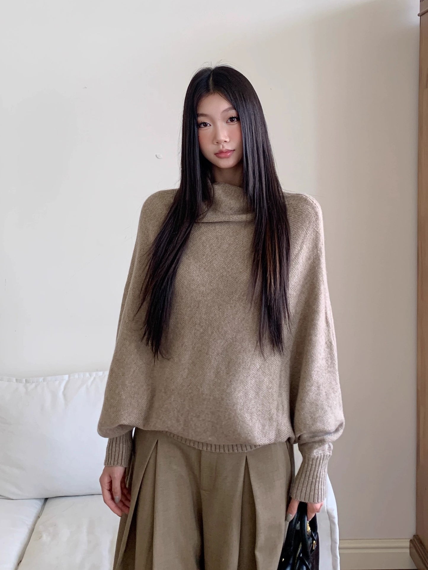 Elara Oversized Turtleneck Sweater
