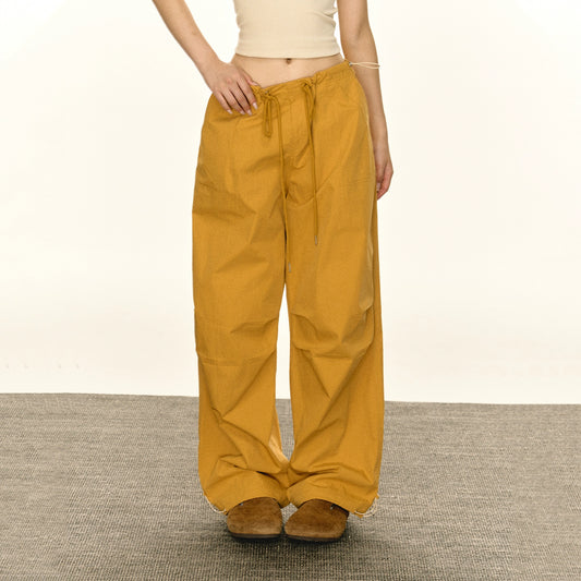 Autumn Retro Low Rise Cargo Pants