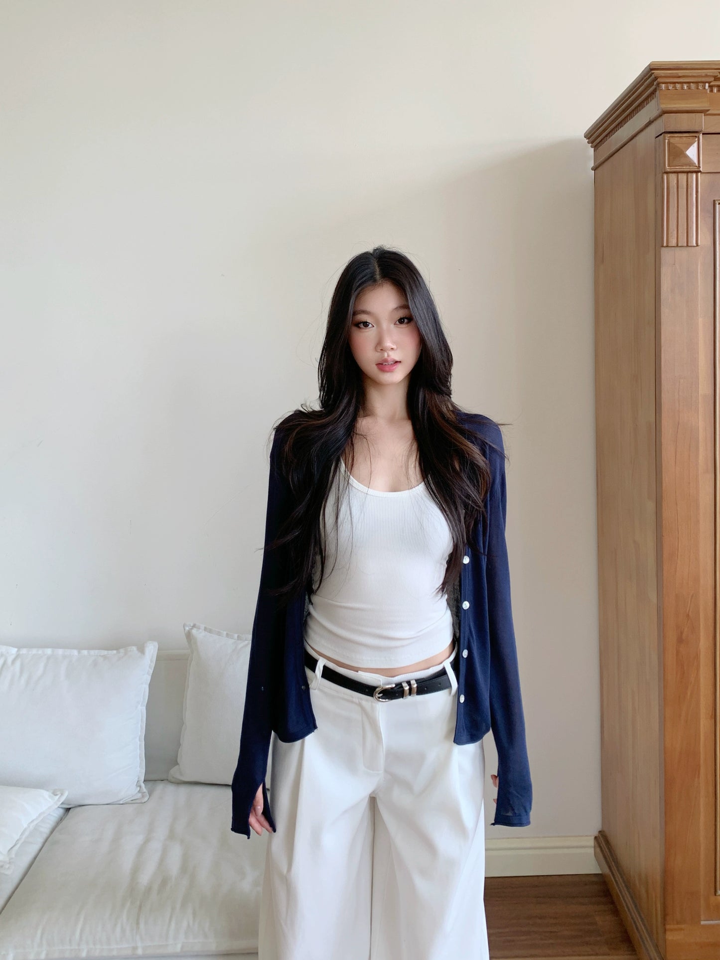 Suhwa Ribbed Basic Tank Top
