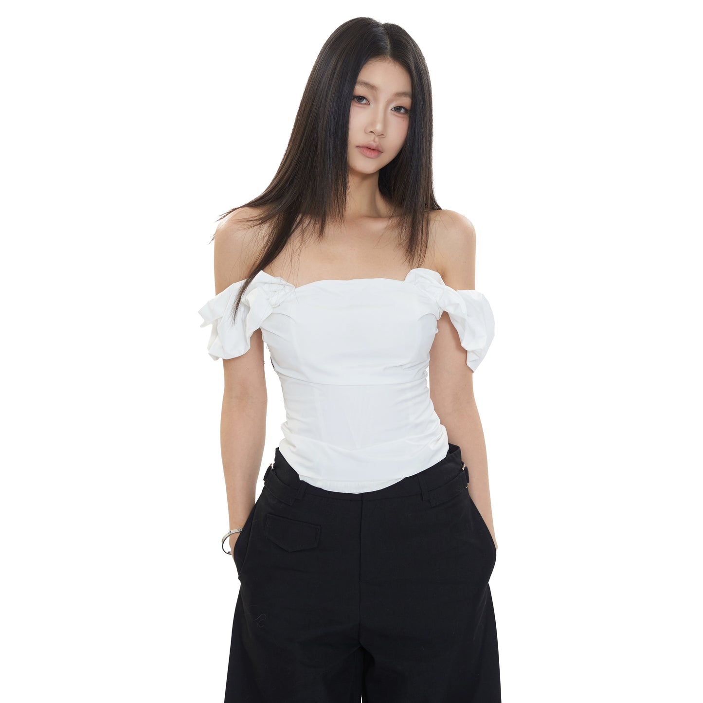 Vera Off-Shoulder Bow Top