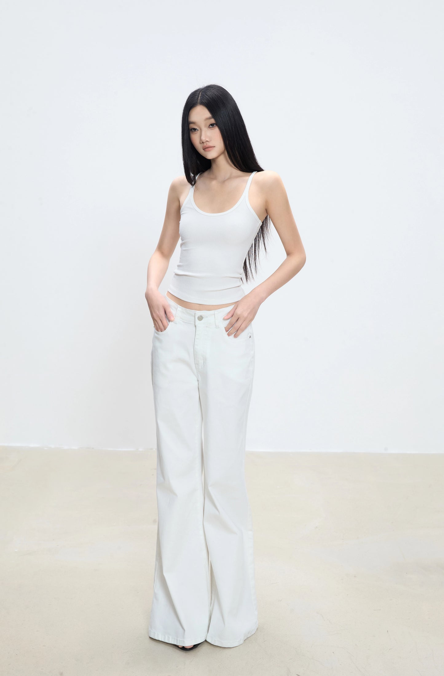 Suhwa Ribbed Basic Tank Top