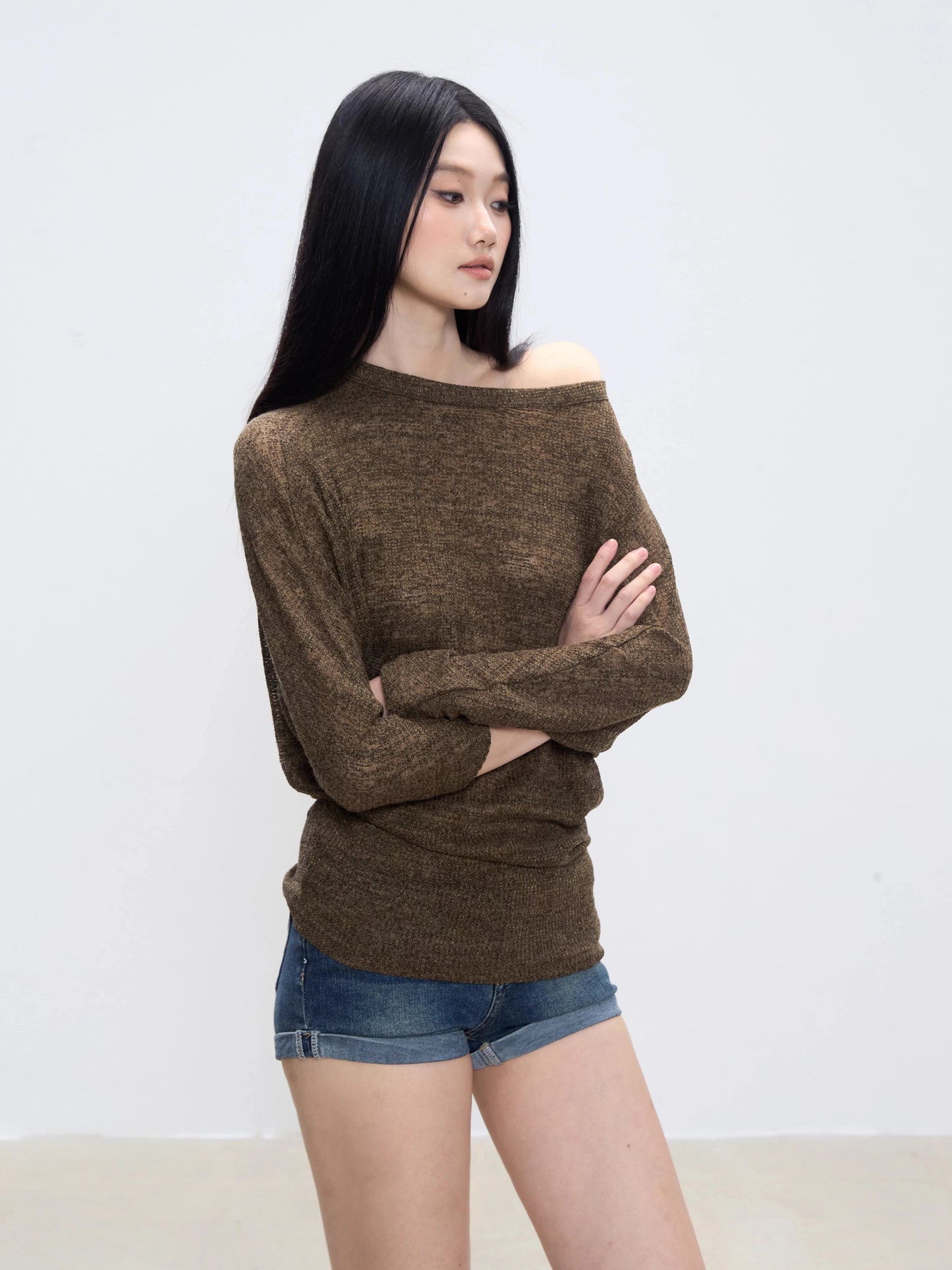 Mira Off-Shoulder Knit Top