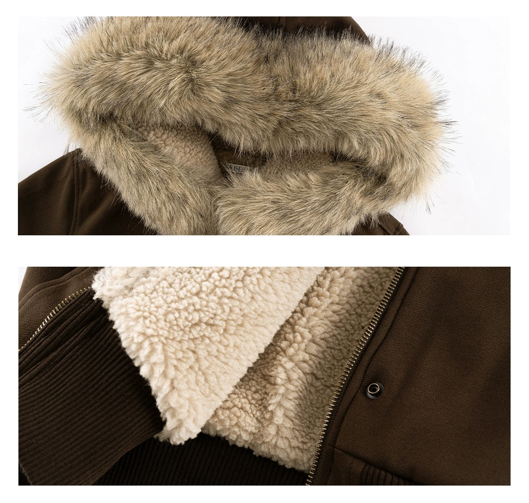 Miley Retro Fur Collar Jacket