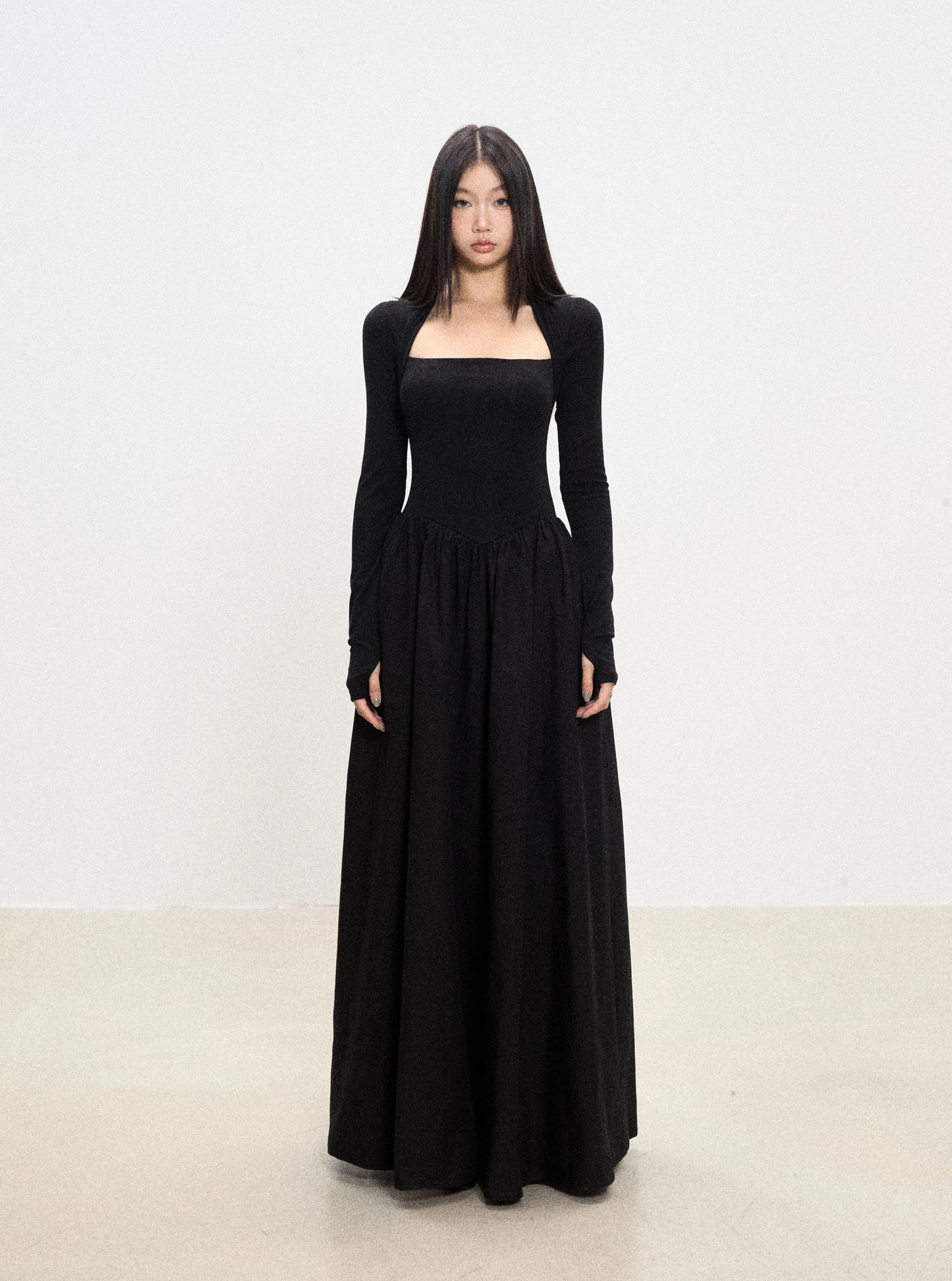 Rhea Drawstring Maxi Dress