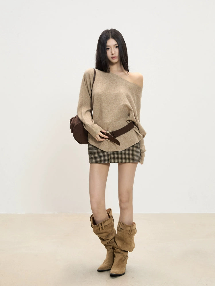 Arden Off-Shoulder Knit Sweater
