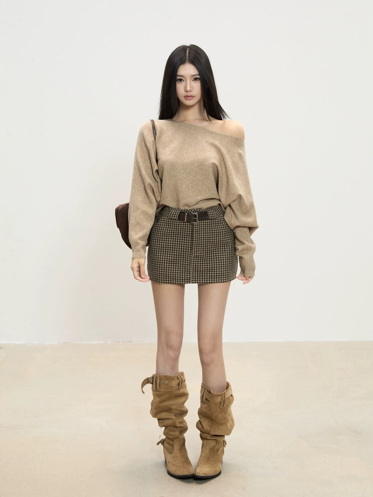Arden Off-Shoulder Knit Sweater