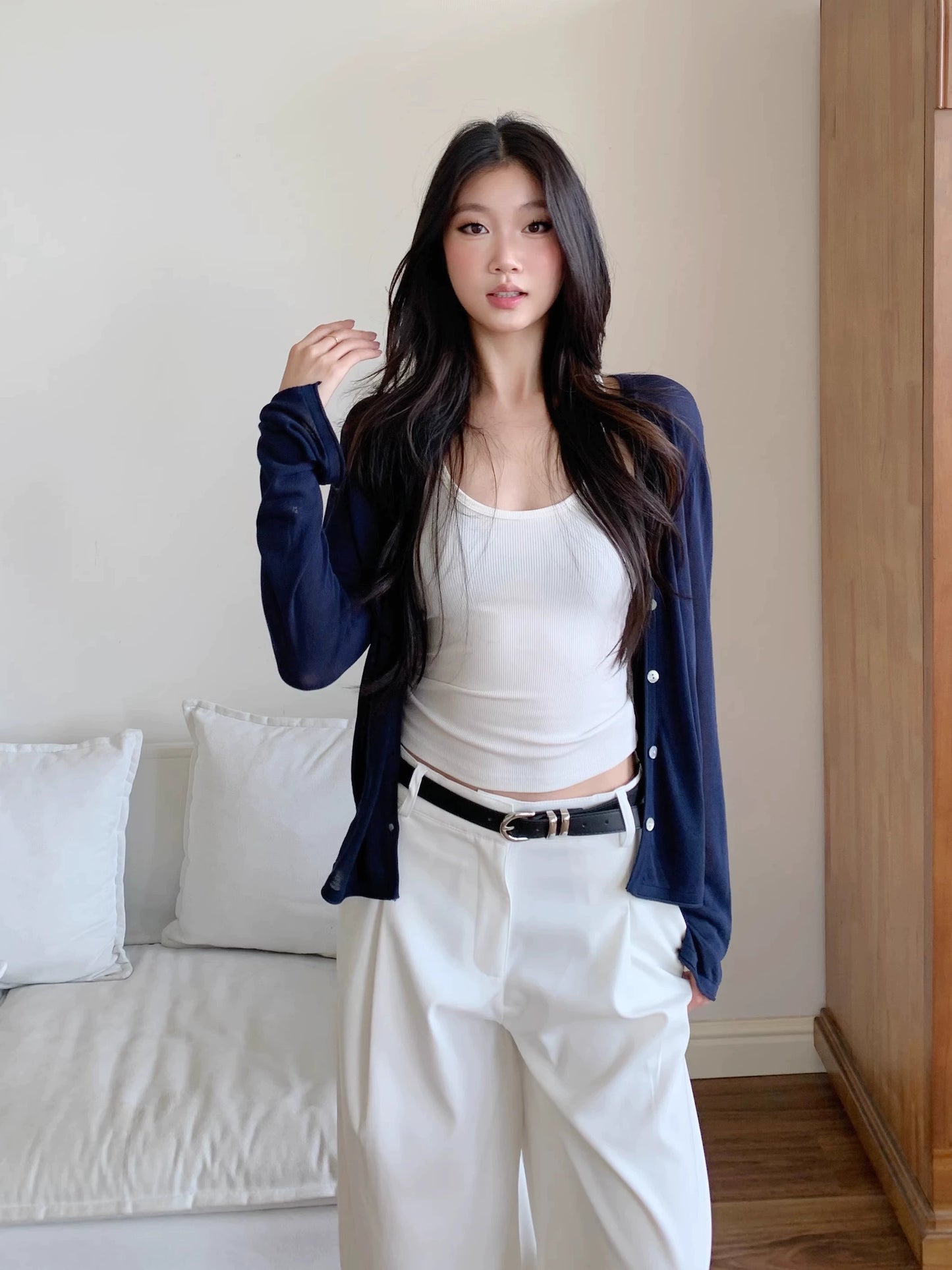 Suhwa Ribbed Basic Tank Top