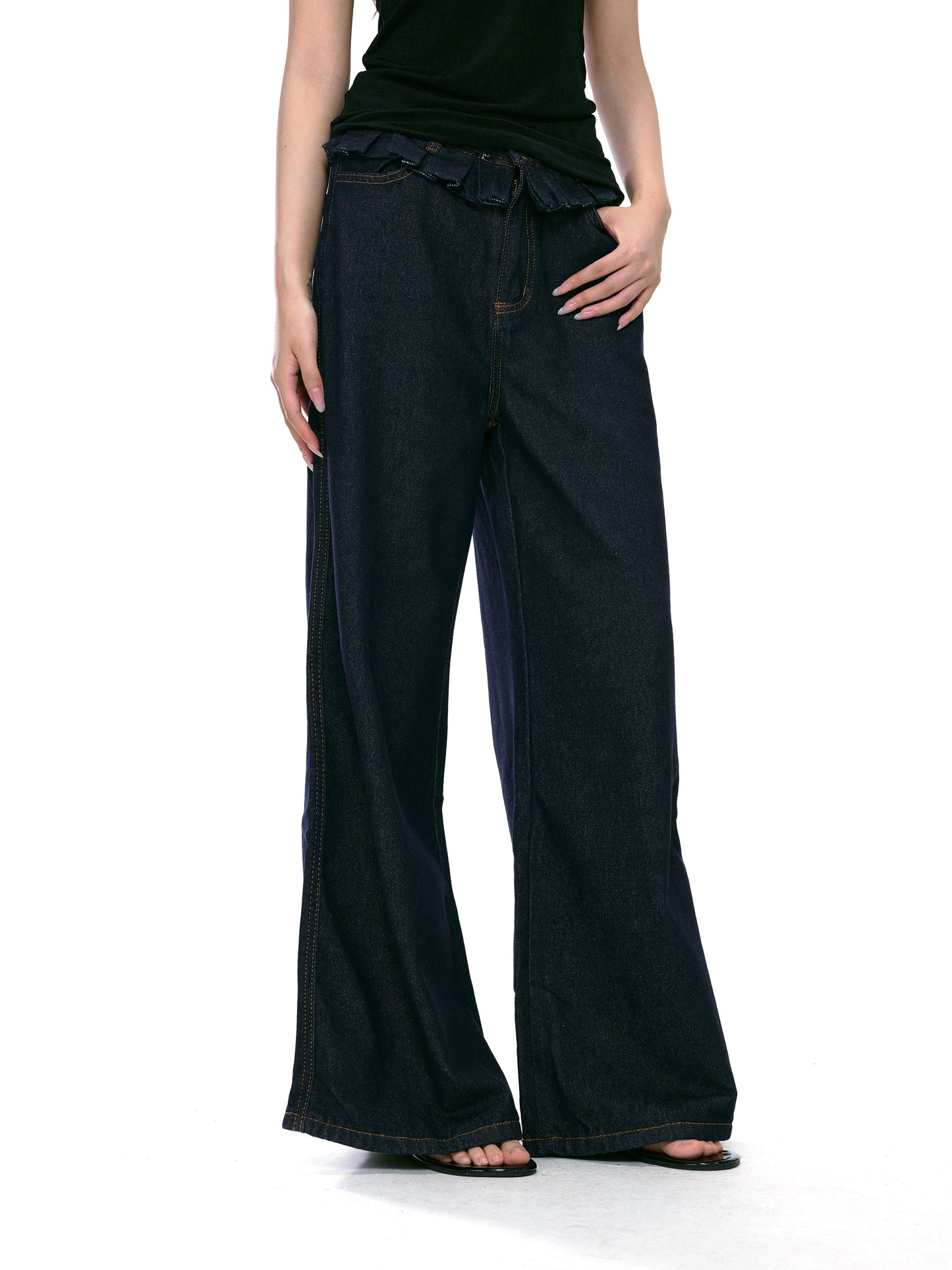 Roux Wide-Leg Jeans