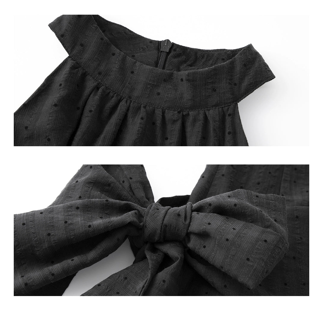 Katalina Bow Sleeveless Mini Dress