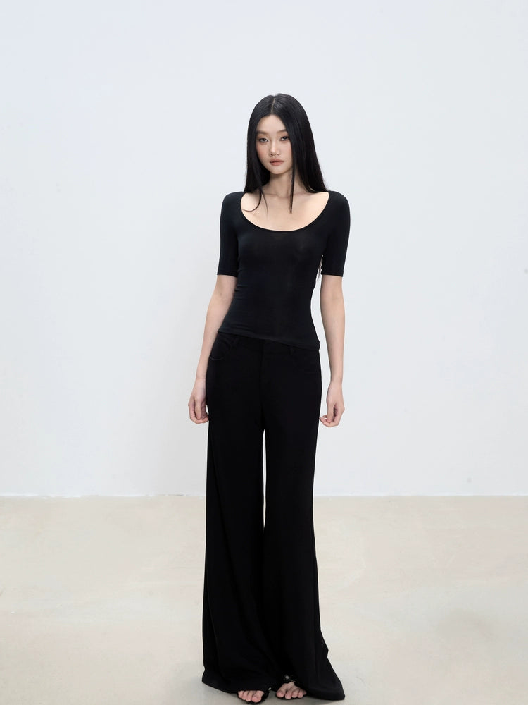 Zadie Structured Wide-Leg Pants