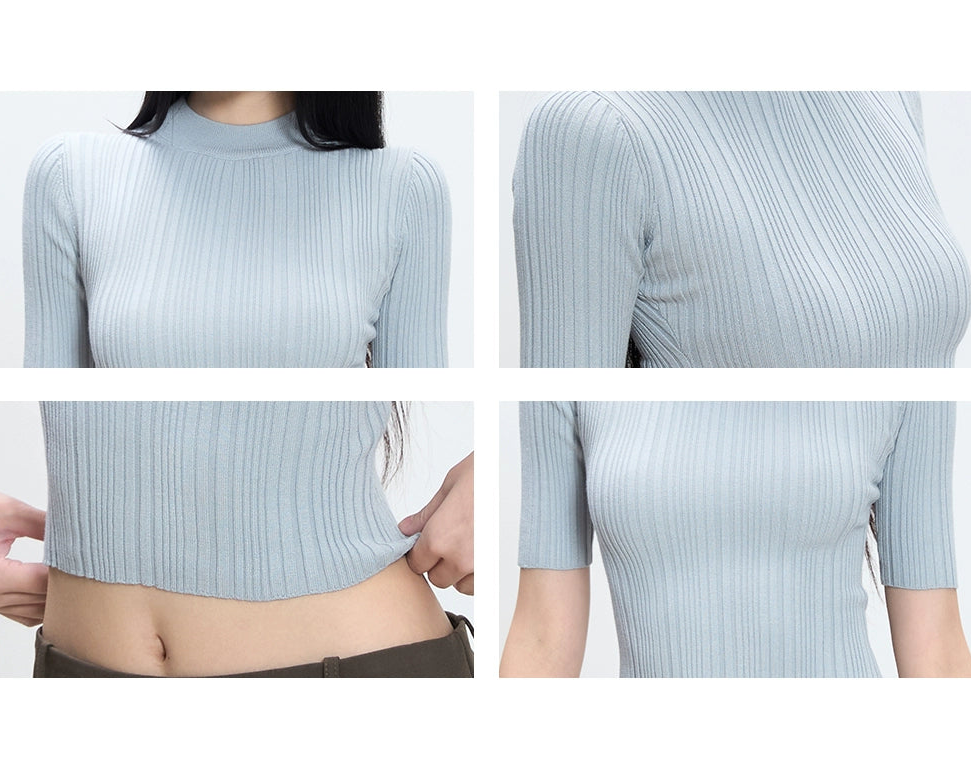 Eunji Ribbed Knit Top