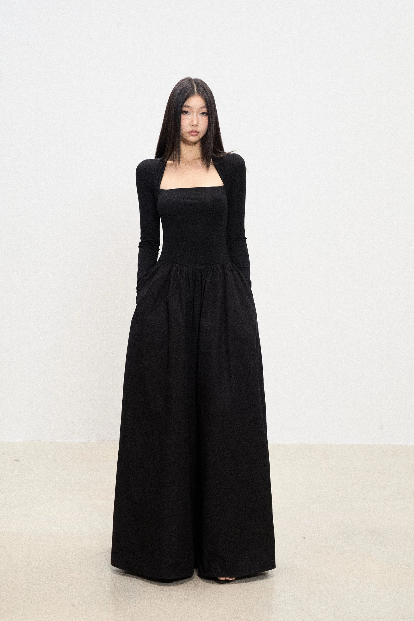 Rhea Drawstring Maxi Dress