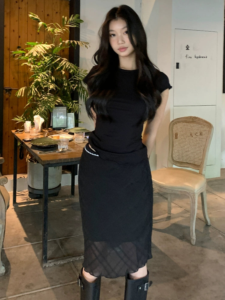 Rhea Fitted Crewneck T-Shirt