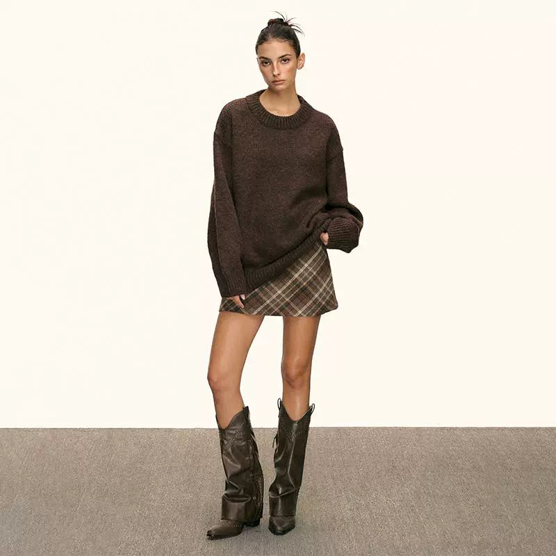 Aubrielle Soft Knit Oversized Sweater