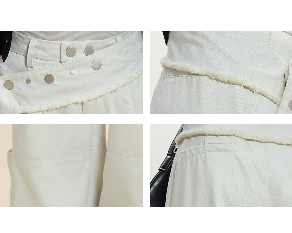 Isla Layered Detail Wide-Leg Pants