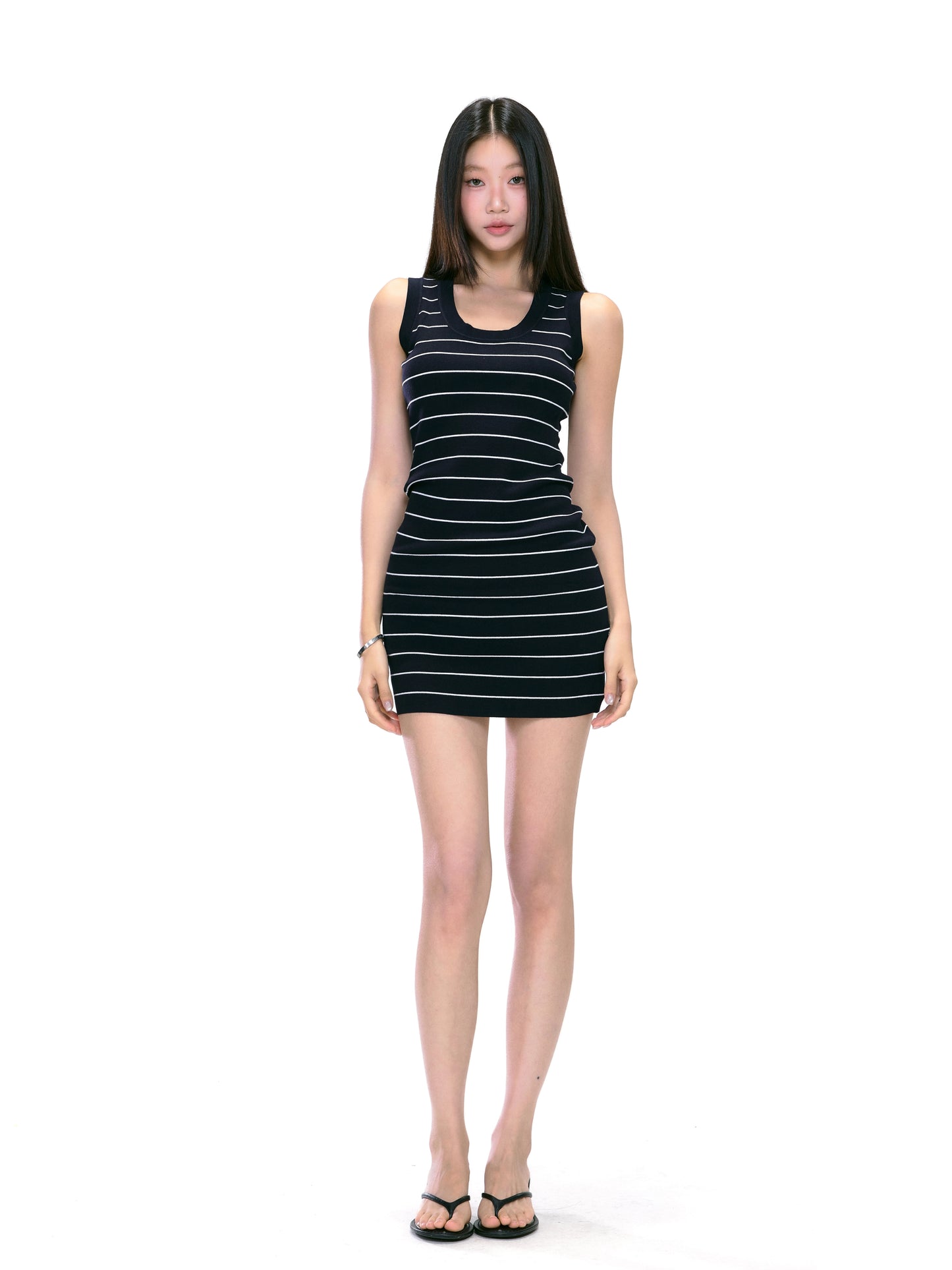 Hailey Striped Bodycon Dress