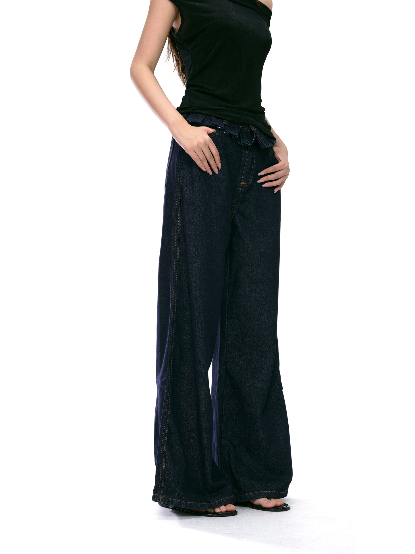 Roux Wide-Leg Jeans