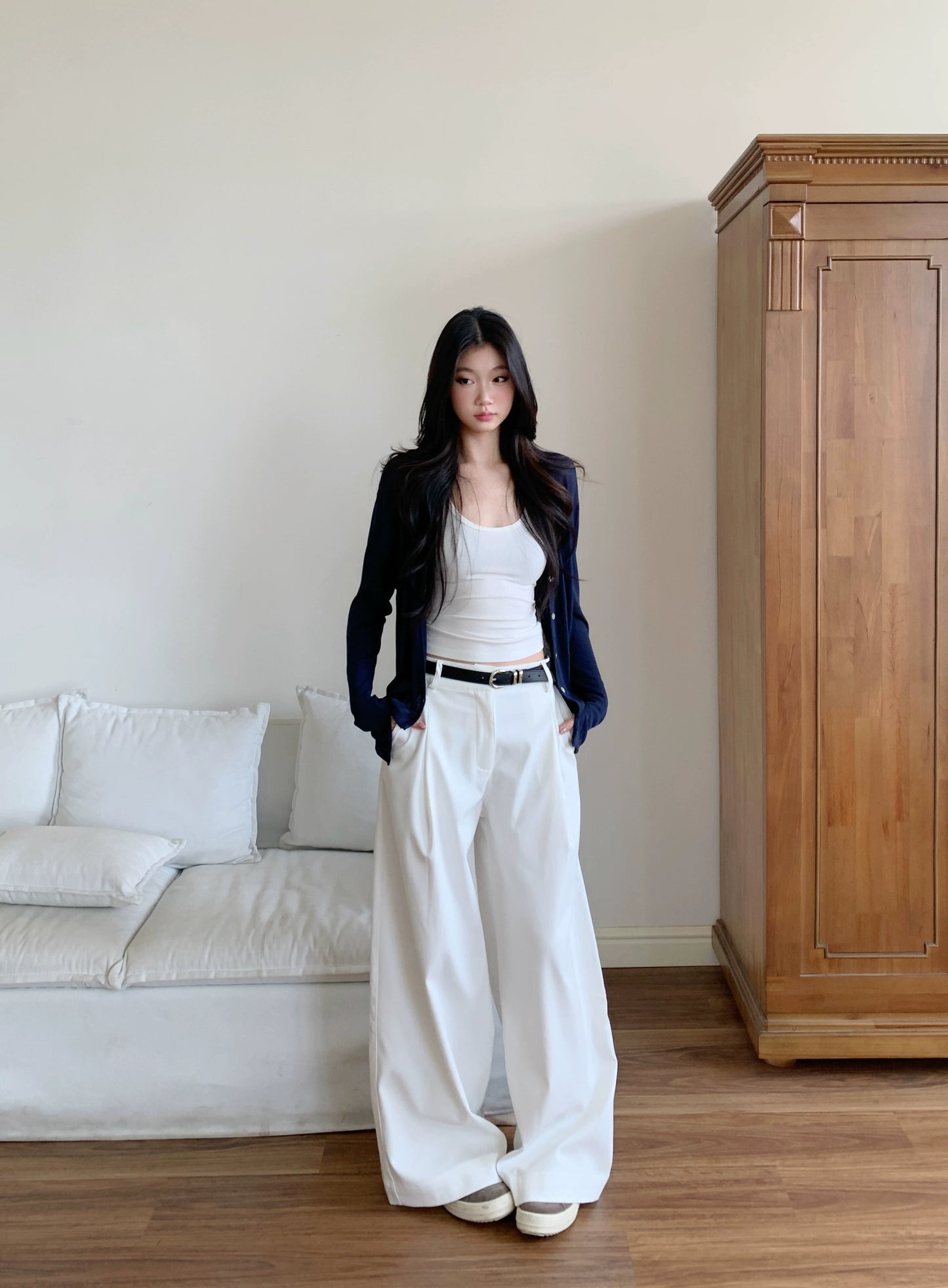 Suhwa Ribbed Basic Tank Top