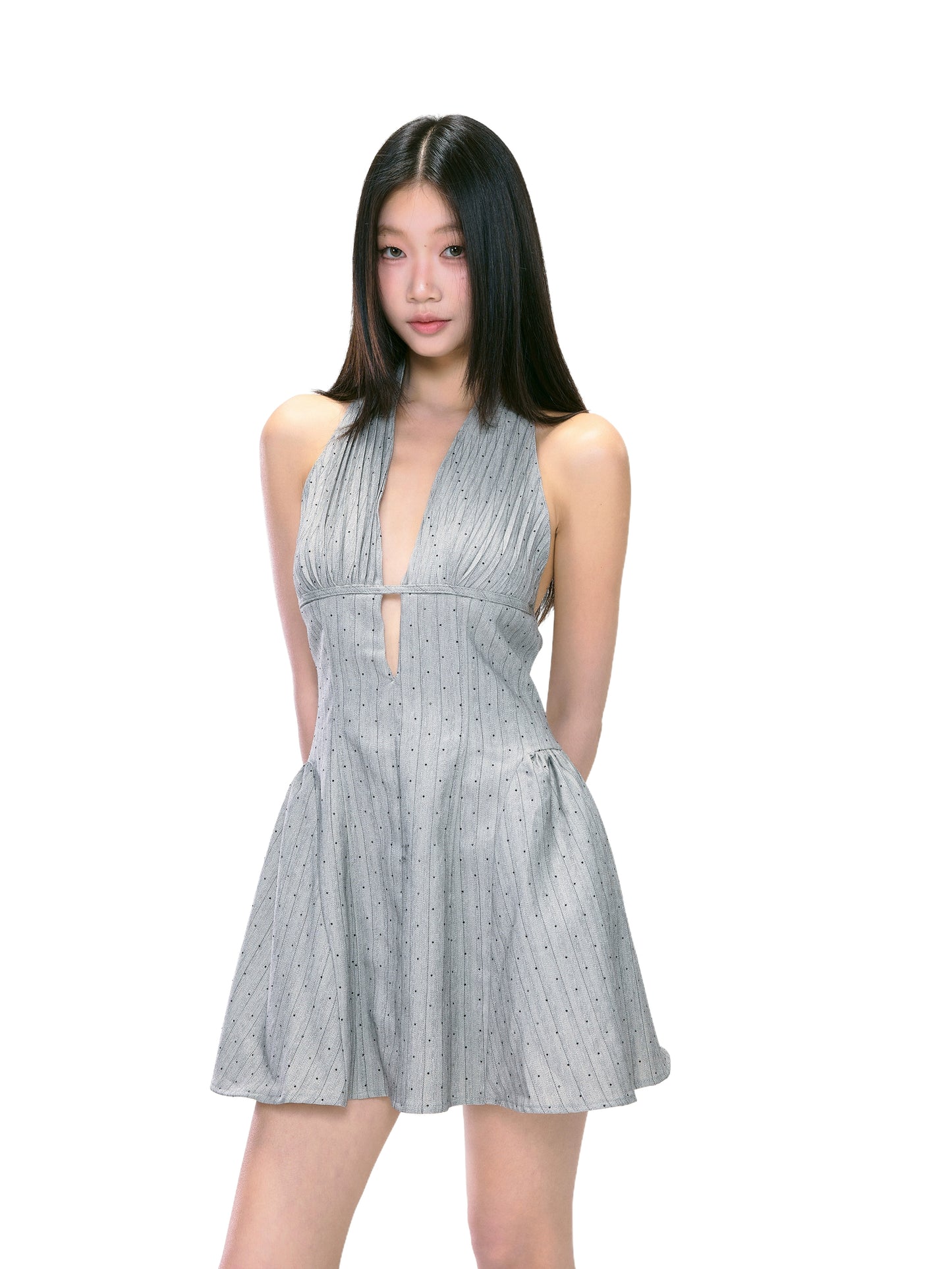 Lola Pleated Mini Dress