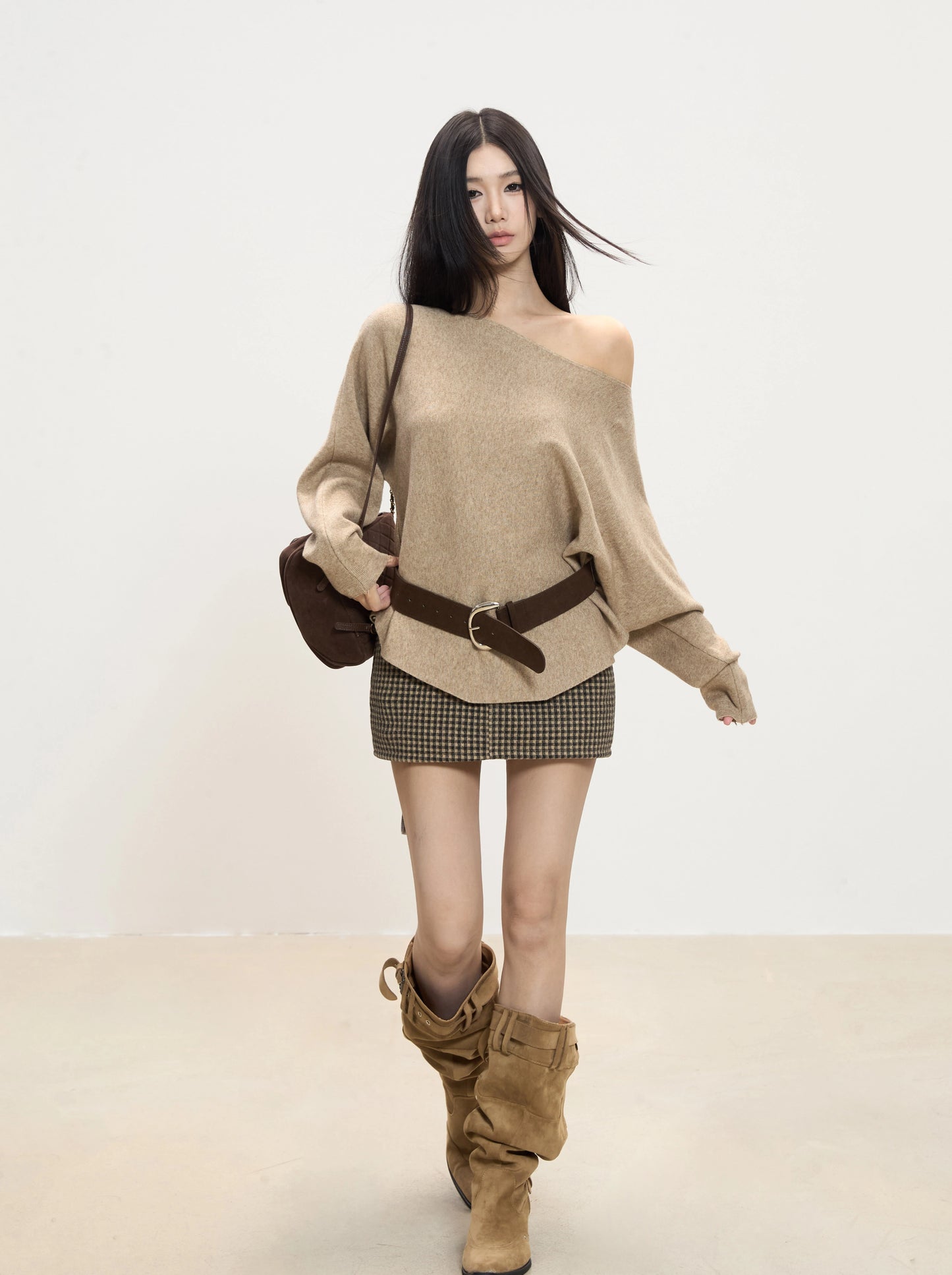 Arden Off-Shoulder Knit Sweater