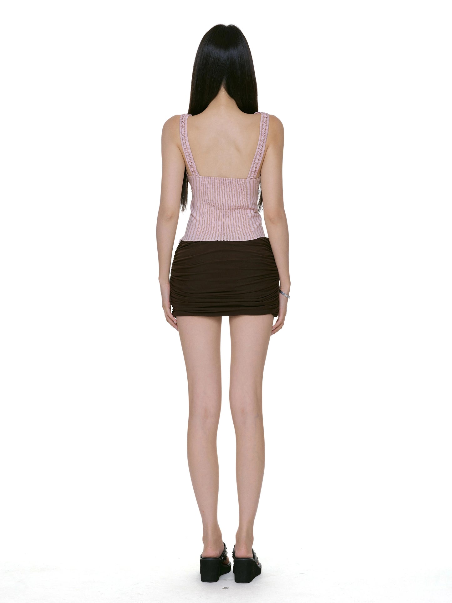 Sienna Ruched Mini Skirt
