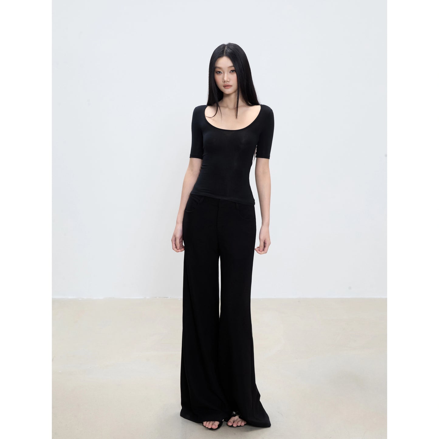 Zadie Structured Wide-Leg Pants