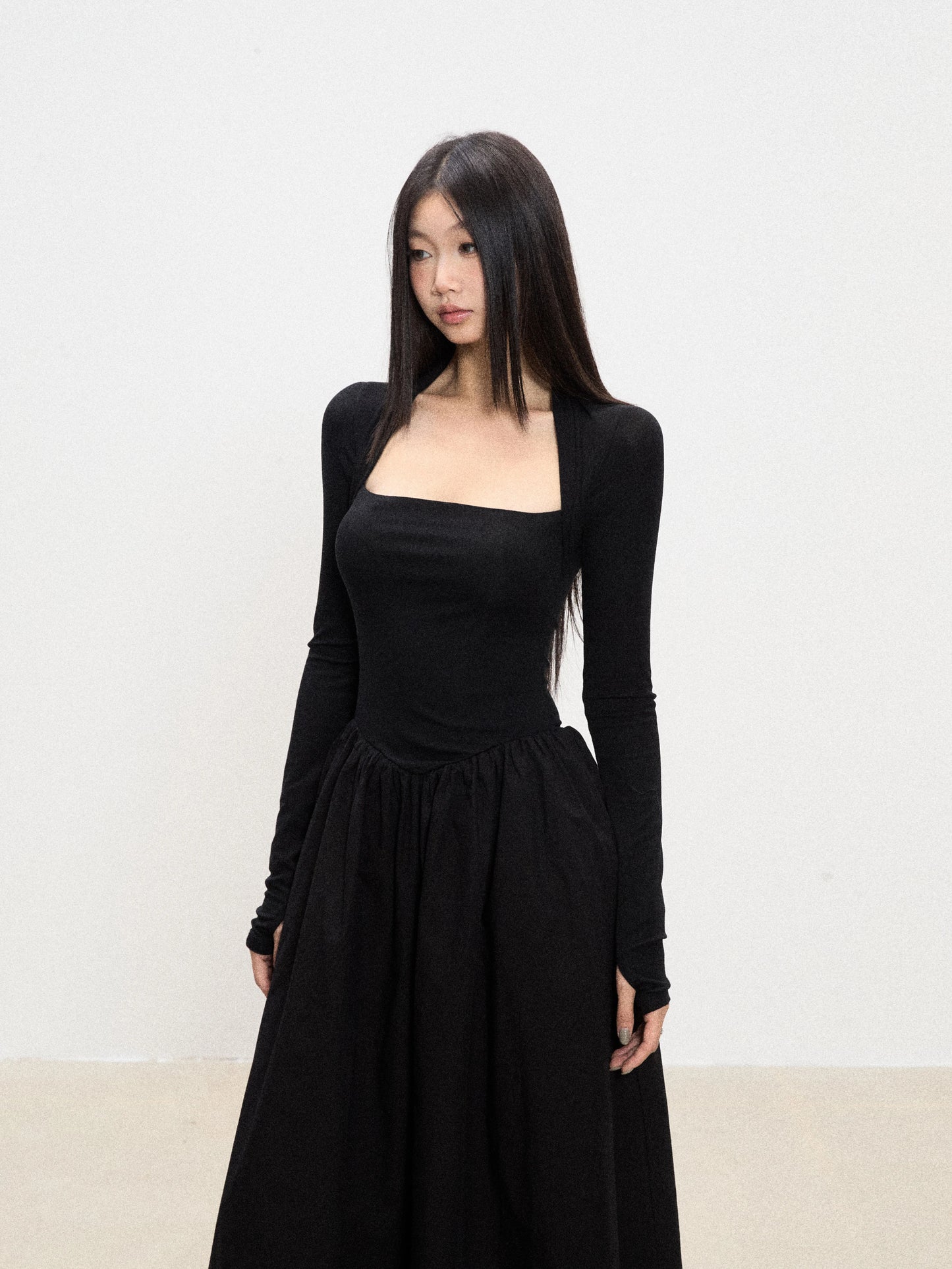 Rhea Drawstring Maxi Dress