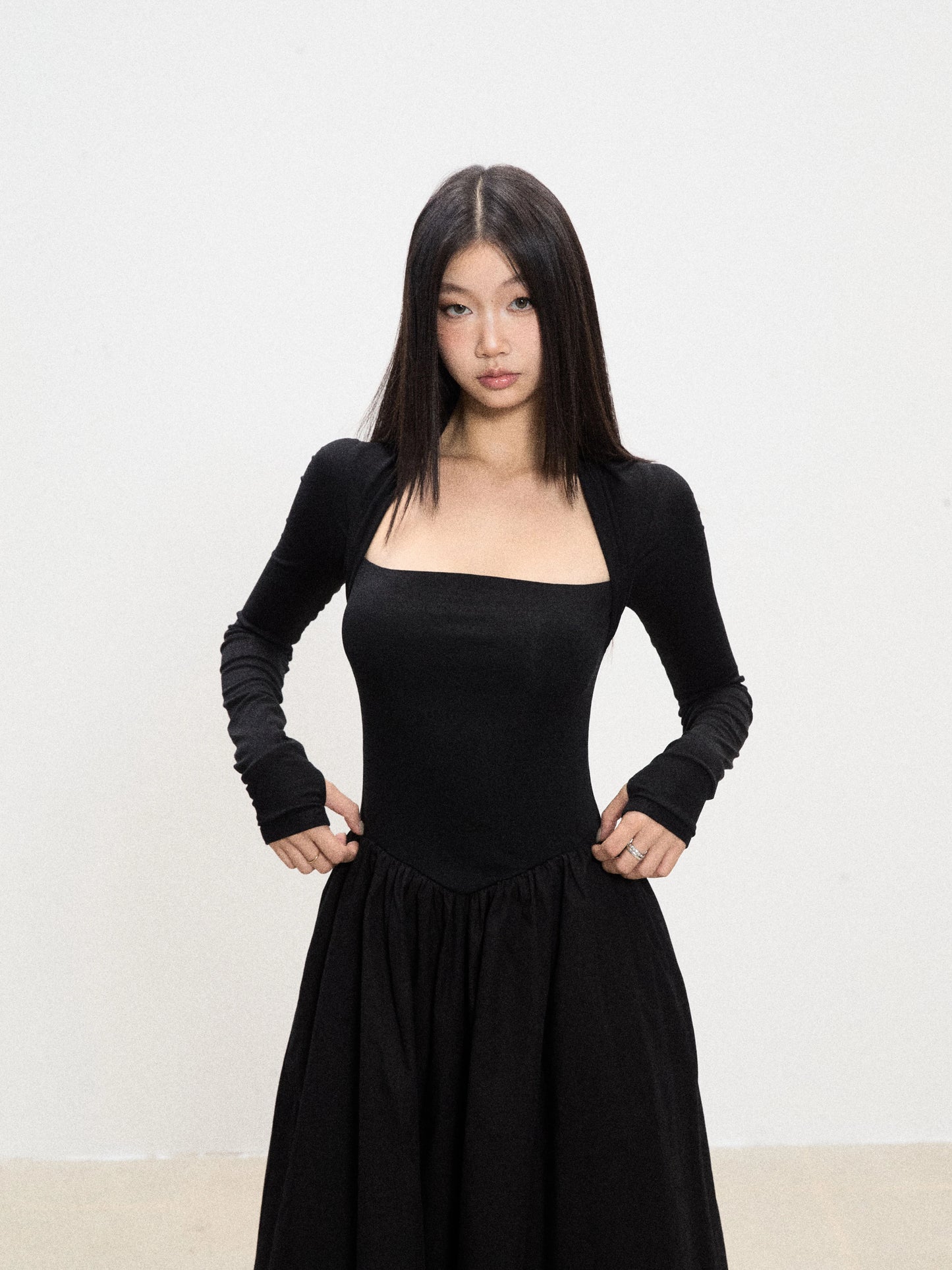 Rhea Drawstring Maxi Dress