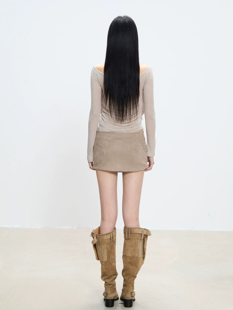 Sena Draped Gathered Top