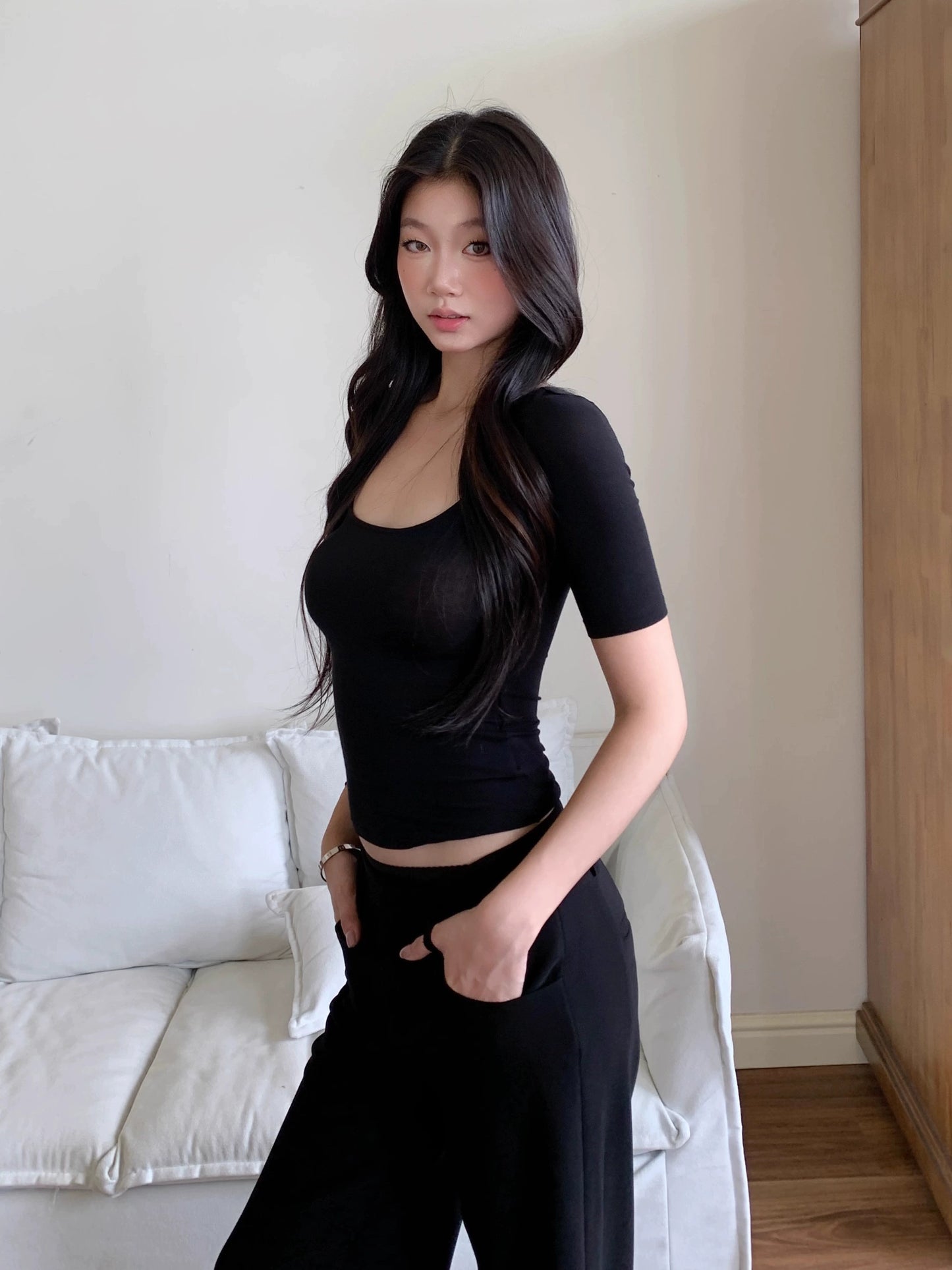 Zadie Structured Wide-Leg Pants