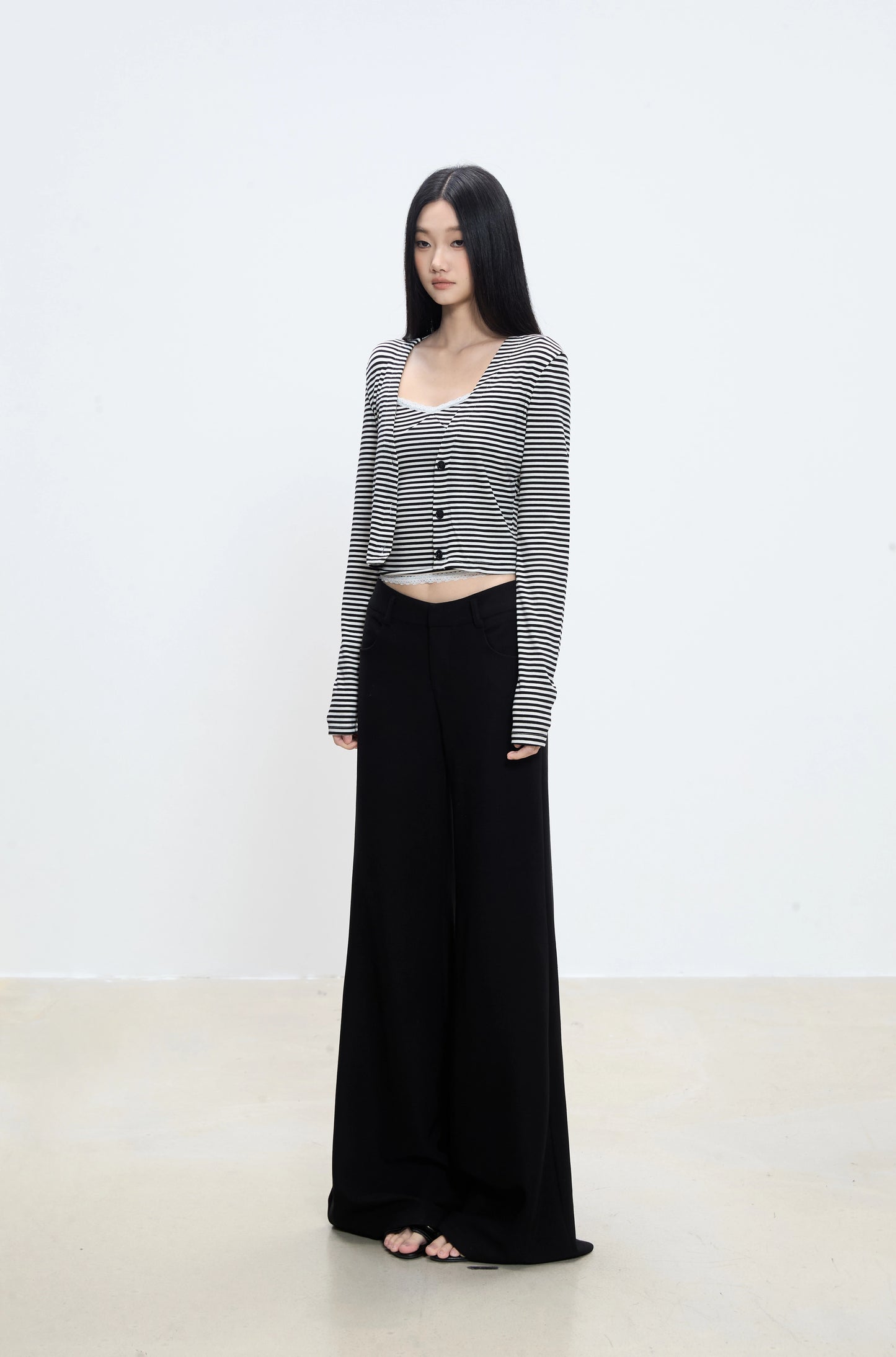 Lina Striped Layered Knit Set