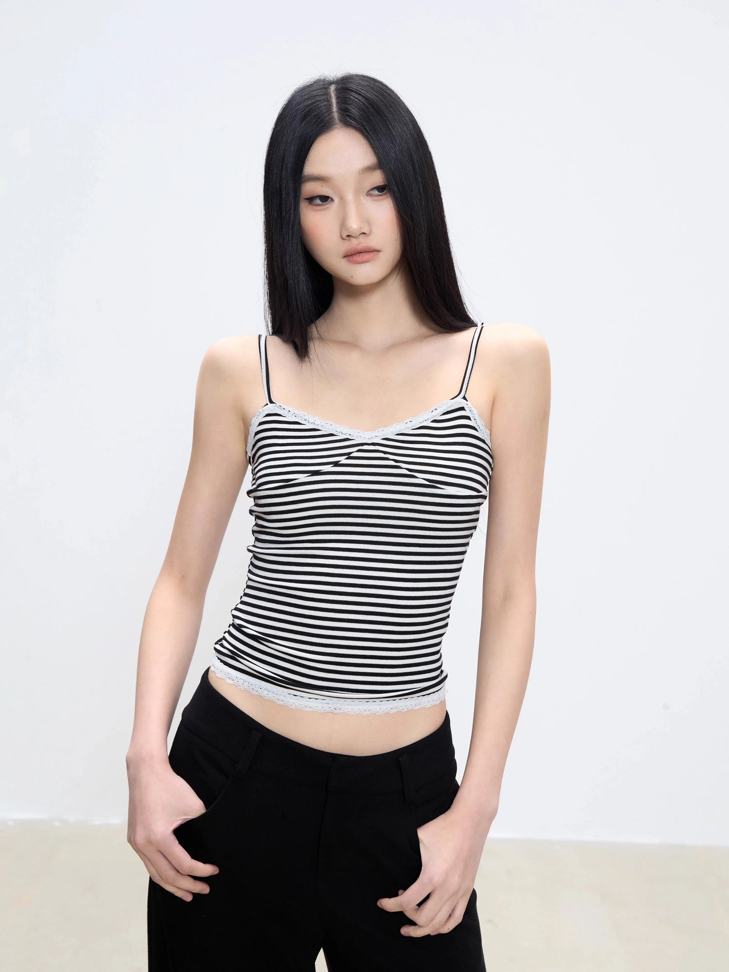 Lina Striped Layered Knit Set